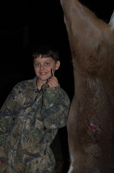 Paycen first deer Nov 2009